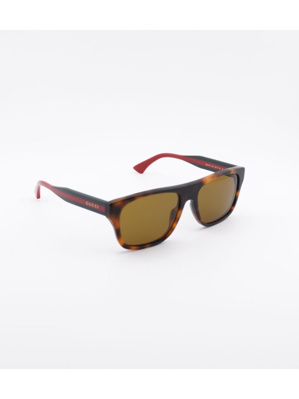 Gucci GG2119S 002 Sunglasses Havana Square Frame, Brown Lenses